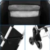 Carrello della spesa Vigevee pieghevole con vano Anteprima dell’immagine prodotto 5