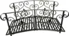 Metall Gartenbrücke Fleur de Lis Design 122x60x56 cm, Produktbild-Vorschau 3