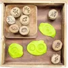 Zvířecí stopy Playdoh razítka,Zvířecí otisky,Dřevěné Náhled obrázku produktu 1