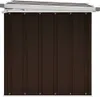 vidaXL Cassetta da giardino marrone 129 x 67 x 65 cm Anteprima dell’immagine prodotto 11