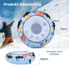 COSTWAY Ø132cm Schneereifen, Aufblasbarer Schlitten mit Produktbild-Vorschau 3