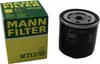 A product shot of a MANN oil filter and its packaging, presented on a white background. Produktbild-Vorschau