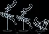 vidaXL Décoration de Noël LED Rennes & traîneau Acrylique Voir les images du produit 12