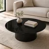 Glasplatte TERRY 100cm schwarz 8mm rund gehärtetes Glas Produktbild-Vorschau 5