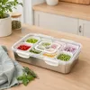 Edelstahl Snackbox mit 8 Fächern und Deckel, Produktbild-Vorschau 4