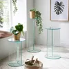 Blumentisch >4/150< in Klarglas, Glas - 30x30cm (BxH) Produktbild-Vorschau 1