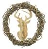 Wandkranz Hirsch Reisig & Holz Ø 38cm Produktbild-Vorschau 8