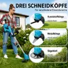Akku-Rasentrimmer, Elektrischer Grasschneider, mit 2 Produktbild-Vorschau 6