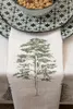 Tovaglia Clayre & Eef 130x180 cm Beige Verde Cotone Abete Anteprima dell’immagine prodotto 5