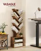 VASAGLE Bücherregal Baumform, Standregal, Eckregal Produktbild-Vorschau 3
