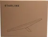 A cardboard box with the Starlink logo and a line drawing of the Starlink Mini dish. Produktbild-Vorschau