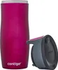A pink Contigo travel mug with its lid detached, shown against a white background. Produktbild-Vorschau