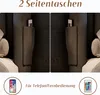 A split image showing two sides of a bed with side pockets, along with icons representing a phone and a remote control. Náhľad obrázku produktu
