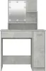 A makeup vanity table with a mirror and LED lights. Náhľad obrázku produktu