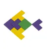 3D dřevěné puzzle 40 barevných stavebních bloků Hra Tetris Náhled obrázku produktu 7