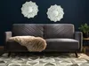 BELIANI Sofa rozkładana szara welurowa 3-osobowa z funkcją Podgląd zdjęcia produktu 2