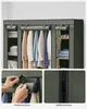 SONGMICS Kleiderschrank, Stoffschrank, mit Überzug aus Produktbild-Vorschau 5