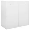 vidaXL Armadio ad ante scorrevoli grigio 90x40x90 cm Anteprima dell’immagine prodotto 3