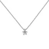 JOBO Collier Kette mit Anhänger 585 Gold Weißgold 1 Diamant Produktbild-Vorschau 3