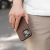 Woodcessories  Leather Case MagSafe iPhone 15 Plus Brown Produktbild-Vorschau 3