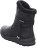 A black boot shown from the side and back. Anteprima dell’immagine prodotto