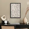 MuchoWow® MuchoWow® Gerahmtes Poster Blumen - Muster - Grau Produktbild-Vorschau 2