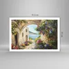 Poster - Poster ohne Rahmen - Haus Santorini Blumen - Produktbild-Vorschau 4