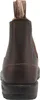 The back view of a brown leather boot. Produktbild-Vorschau