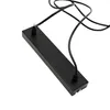 A black rectangular metal fixture with wires attached, isolated on a white background. Produktbild-Vorschau