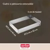 Zenker rám na pečenie rozťahovací "Patisserie" nastaviteľný Náhľad obrázku produktu 4