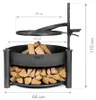 Vuurkorf MONTANA X, diameter 60 cm. Variabele grillrooster, Productafbeelding-voorbeeld 14