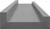 vidaXL Wandregale 4 Stk. Grau 60x9x3 cm Produktbild-Vorschau 7