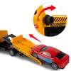 MalPlay Auto transporter Pannenhilfe LKW PKW Schlepper  LED Produktbild-Vorschau 13