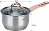 Kinghoff pots en acier 12 éléments Rosegold KH1765 Voir les images du produit 12