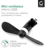 CELLONIC Mini ventilateur USB-C couleur noir pour téléphone Voir les images du produit 2