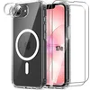 Coque pour iPhone 17e, Antichoc avec Anneau Magnétique + 2 Voir les images du produit 1