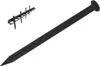 A large black ground spike and a smaller rack of smaller spikes are shown against a white background. Produktbild-Vorschau