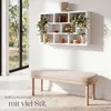 tectake® Wandregal Kassandra 85 x 48 x 16 cm Produktbild-Vorschau 9