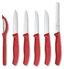 Victorinox Swiss Classic Gemüsemesser-Set 6 tlg. rot Produktbild-Vorschau 7