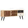 vidaXL TV-Schrank 115×30×47 cm Mango-Massivholz -  TV-Möbel Produktbild-Vorschau 10