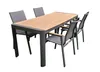 Gartenmöbel Alu / WPC 5-TLG. Anthrazit / Braun Sitzgruppe Produktbild-Vorschau 1