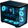 Aerocool AeroCool Geh Midi P500C-G-BK-V1 o.N. Full Tempered Produktbild-Vorschau 4