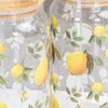 2er Set Trinkglas 500ml Zitronen Strohhalm Bambusdeckel Produktbild-Vorschau 6