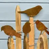 Rost Vogel Gartendeko für Draußen Herbstdeko Outdoor, Produktbild-Vorschau 3