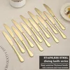 Gold Tafelmesser 12-teiliges Set, Produktbild-Vorschau 3