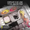 CORSAIR WAK iCUE LINK TITAN 360 RX RGB White AIO 360mm Anteprima dell’immagine prodotto 2