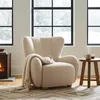 Ohrensessel FILO Rolf 03 Beige Sand Bouclé Teddy Sessel Produktbild-Vorschau 2