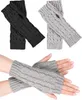 2 pares de guantes sin dedos, calentadores de muñeca para Vista previa de la imagen del producto 1