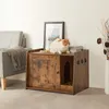 Mondeer Katzenschrank Katzentoilette mit abnehmbare Produktbild-Vorschau 2