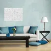 Wallario Poster - Fliesen im Bad weiß-grau, Kunstdruck Produktbild-Vorschau 2